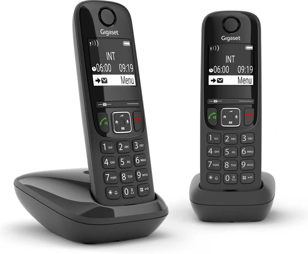 GIGASET Telephone AS690R Duo - Black