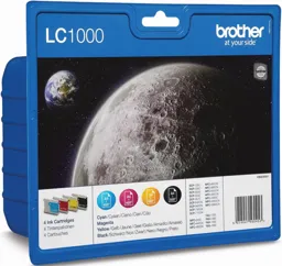 CARTOUCHE ENCRE     BROTHER        LC-1000VALBP