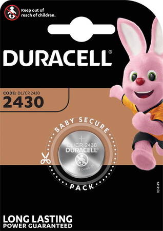 DURACELL CR2430 lithium button cell - 1 piece