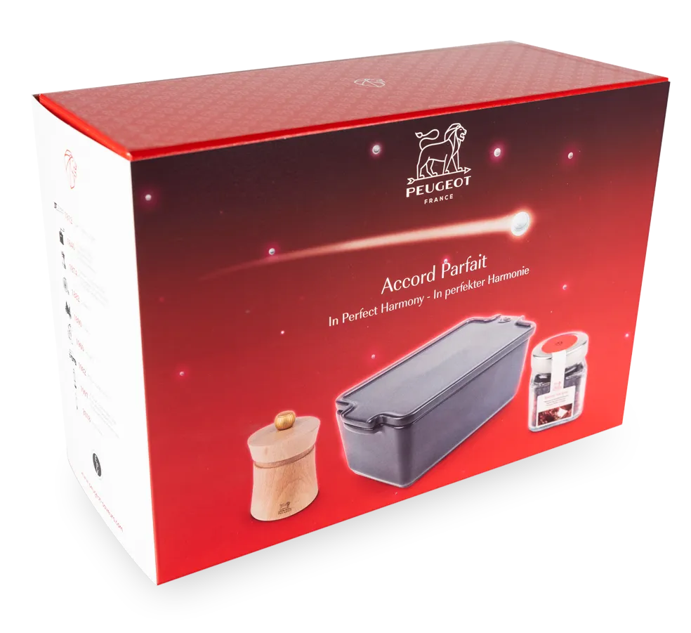 PSP PEUGEOT Foie Gras Set Pepper mill and mix + Terrine dish 60626