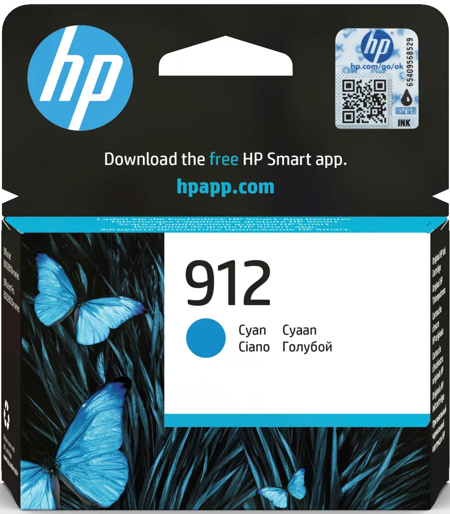 HP Ink cartridge - 912 - Cyan