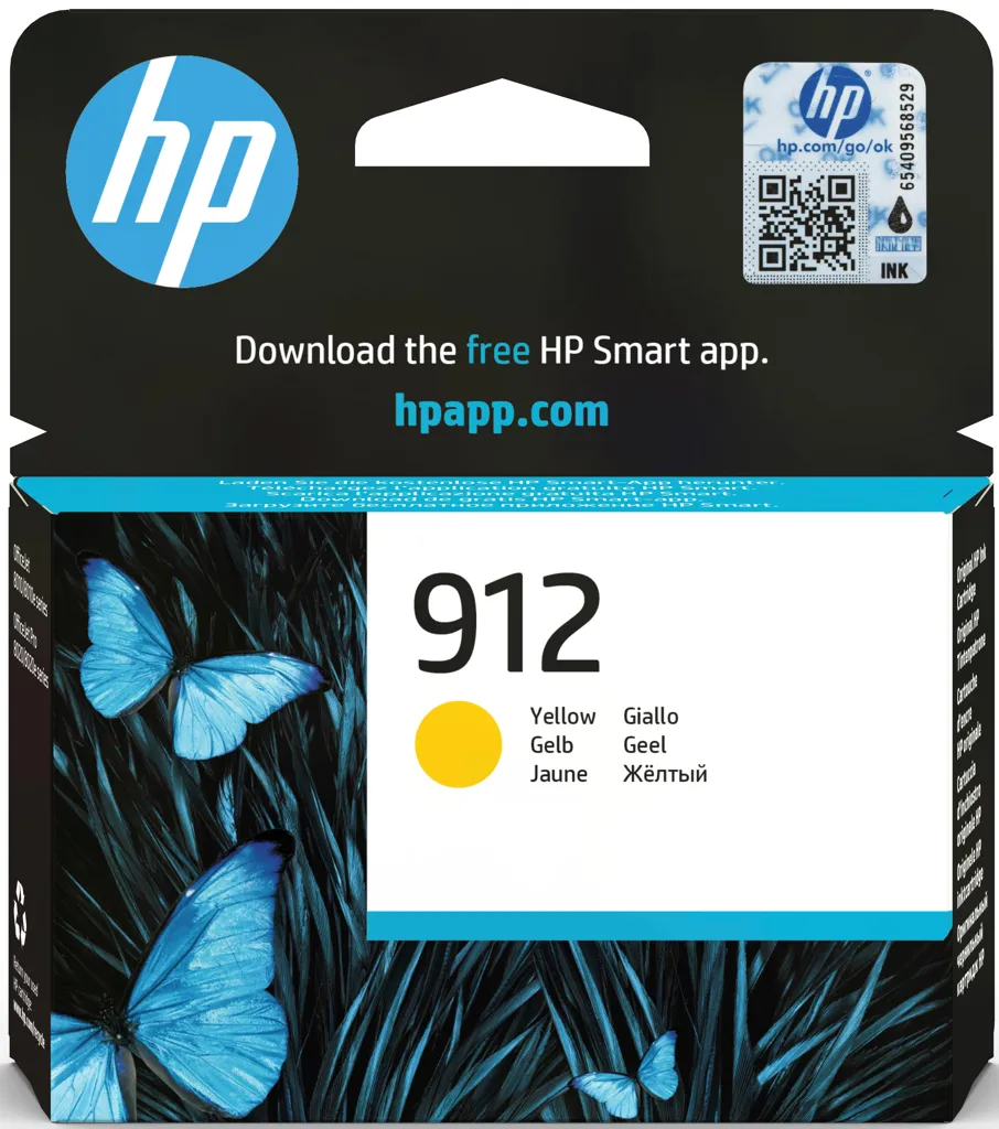 HP Cartouche d'encre - 912 - Jaune
