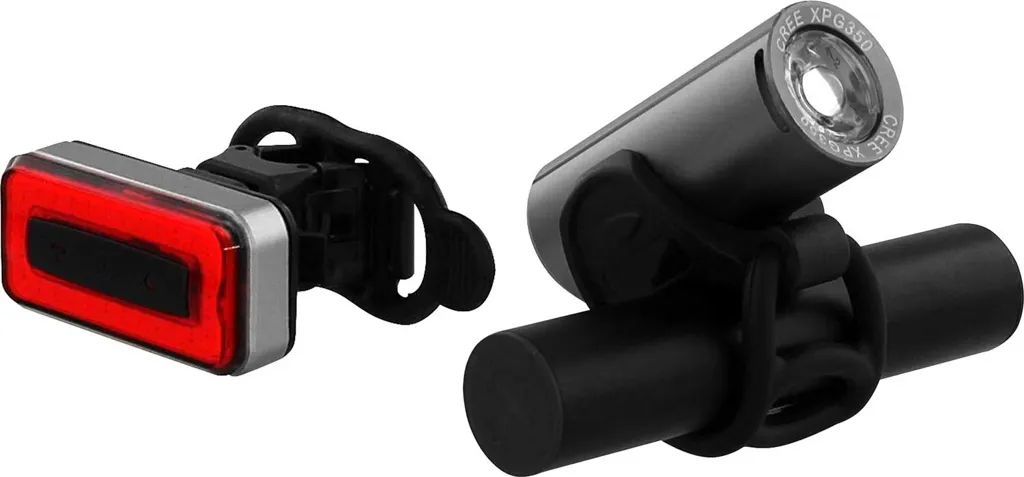 URBAN MOOV Pack 2 lumières vélo LED rechargeable - White et Red