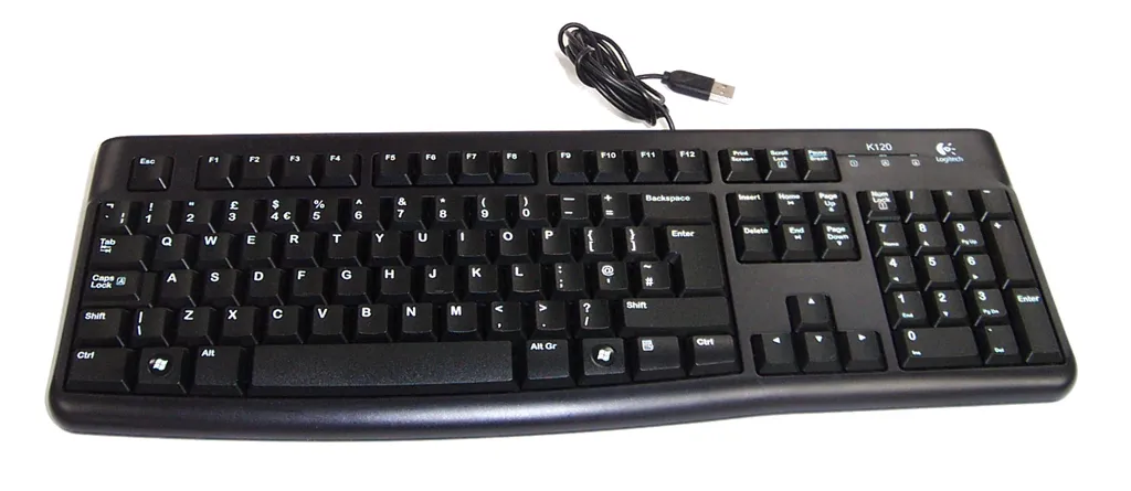 LOGITECH Clavier K120 - AZERTY (BE) - Noir