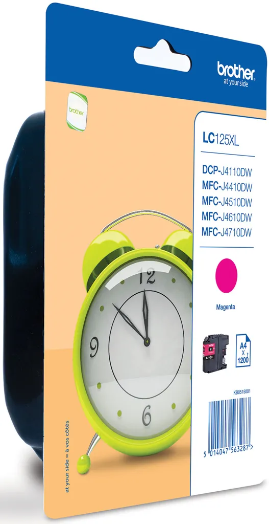 BROTHER Tintenpatrone LC-125M XL - Magenta