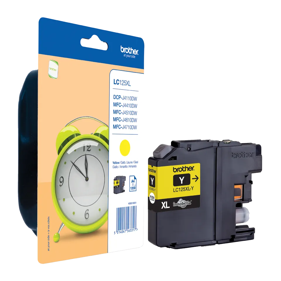 BROTHER Ink cartridge LC-125Y XL - Yellow