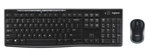 LOGITECH Tastatur + Maus - Kabellos - MK270 - QWERTZ (SF) - Schwarz