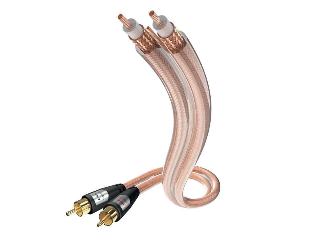 IN-AKUSTIK Inakustik 00304115 1.5m RCA RCA Transparent câble audio