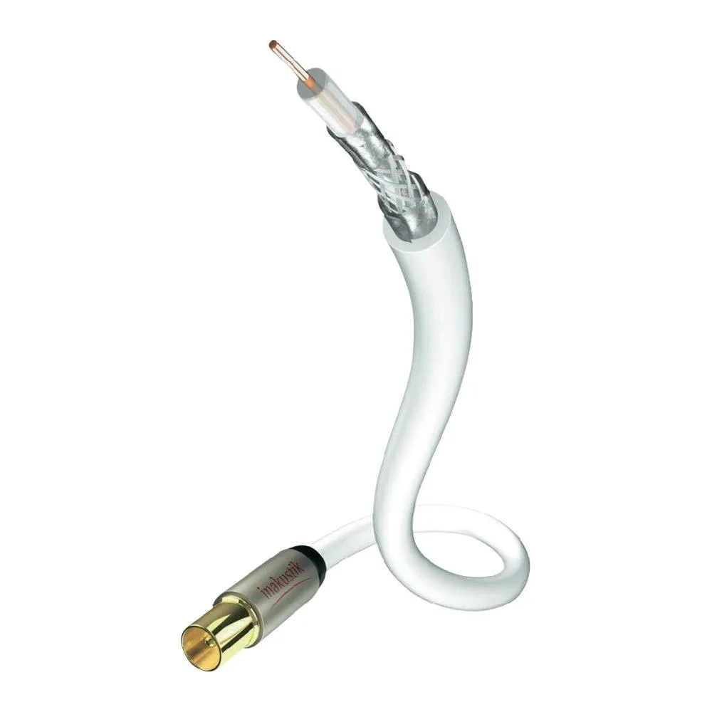 IN-AKUSTIK Inakustik 1.5m HDTV Antenna Cable 1.5m White Cable de signal