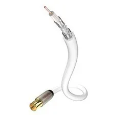 IN-AKUSTIK Inakustik 00426103 3m Coaxial Coaxial Weiß Kabel coaxial