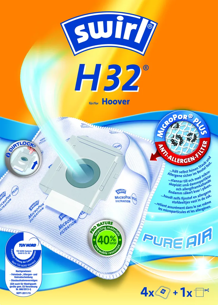 SWIRL Sac aspirateur H32 6723781