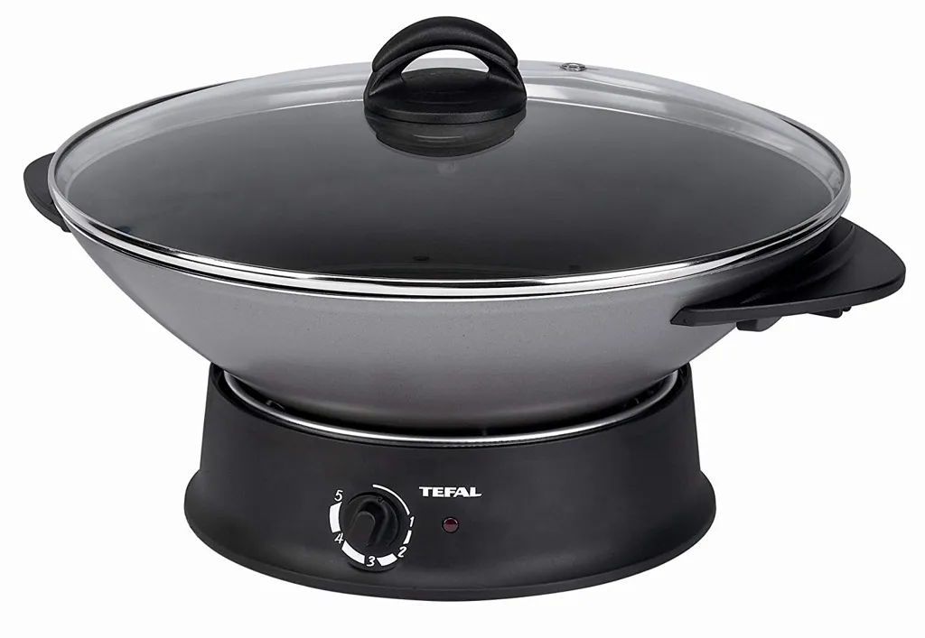 TEFAL Elektrischer Wok WO300010 Silber 1200W